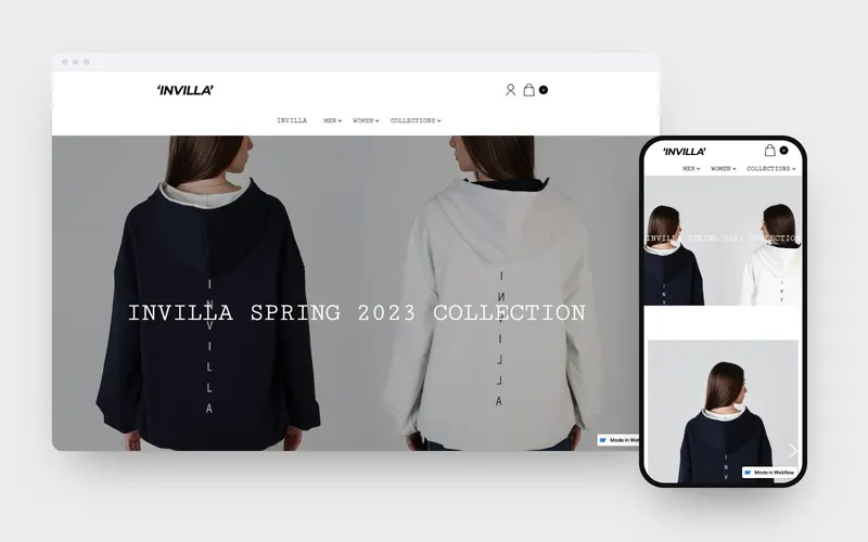 Invilla: projekt strony