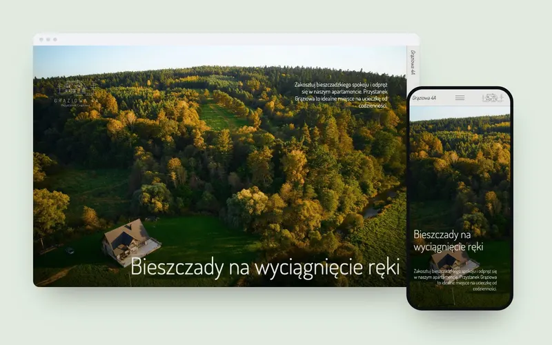 Przystanek Grąziowa: projekt strony